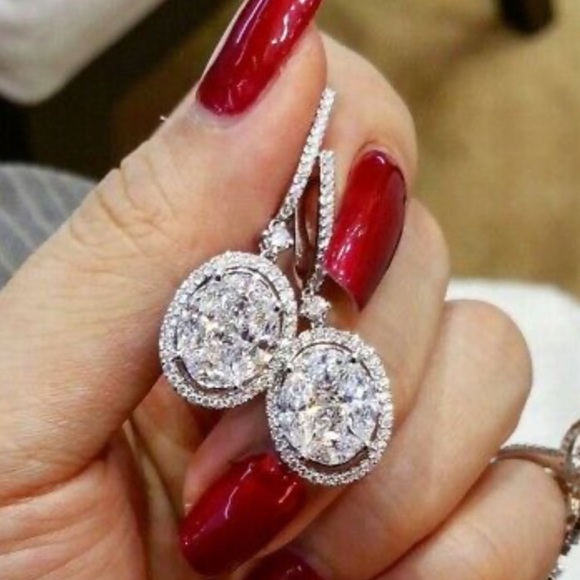 New 925 Sterling Silver Earrings - Picture 3 of 6